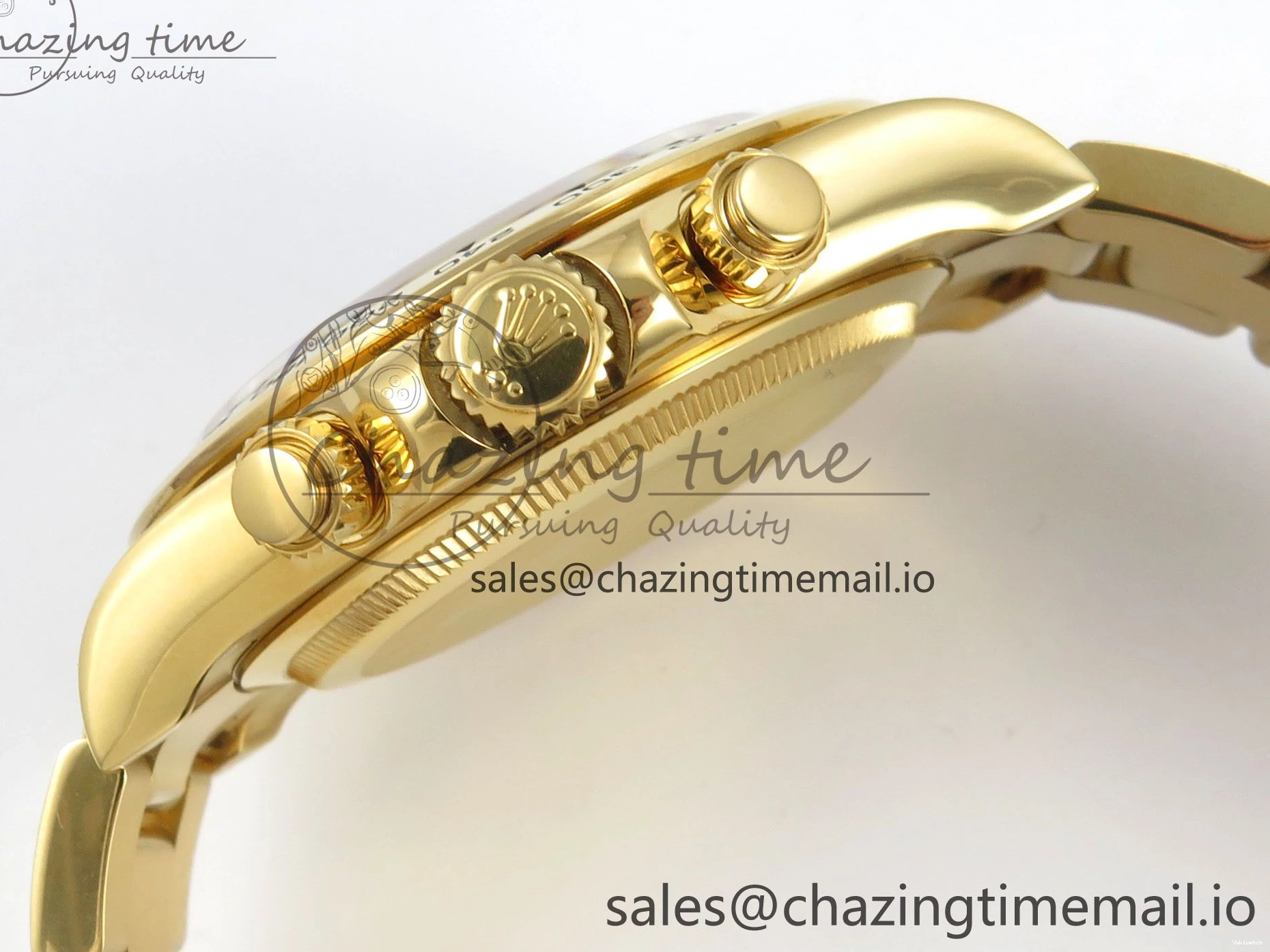 1:1 Edition V6（Gain YG Dial Weight） QF Daytona Best SH4131 Green On 126508 Markers Bracelet Stick 0105